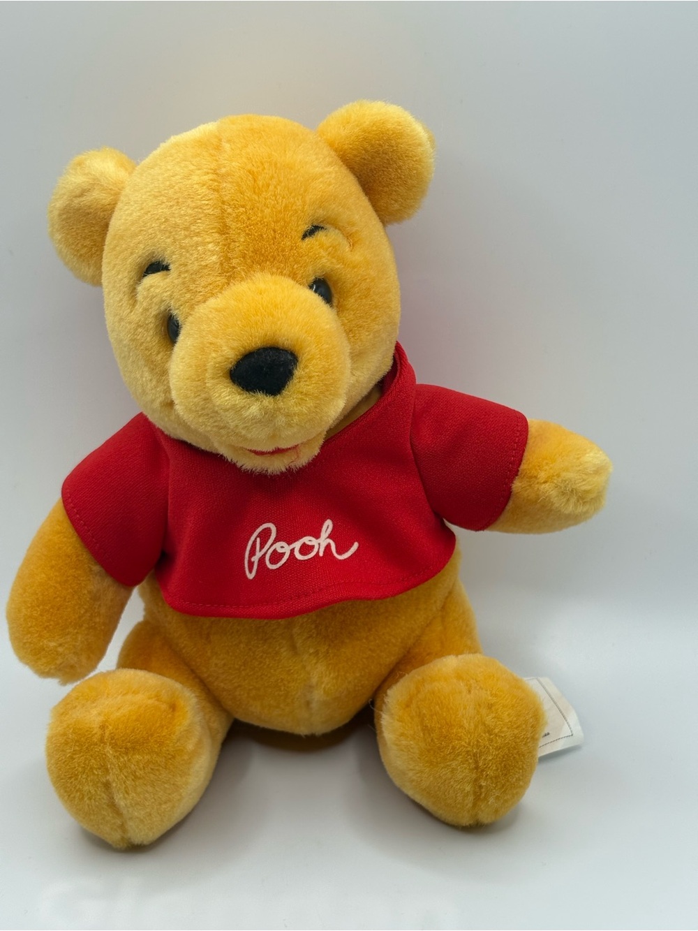 Vintage Winnie the Pooh Plush Walt Disney World Disneyland Stuffed Animal 8"